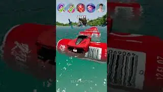 K-pop Demon Hunters Cars Jump Challenge 😱 #beamngdrive #beamng