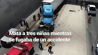&iexcl;UNA TRAGEDIA! Mueren tres ni&ntilde;as por culpa de un hombre que se daba a la fuga por un accidente vial