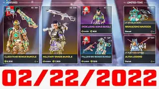 NEW FEATURED TAB OFFERS STORE ROTATION 22nd of February 2022 &times; Apex Legends