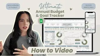 2026 Annual Budget & Goal Tracker How To 💸 tips, tricks, and thorough walk through