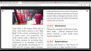 Yarn Bowl of India - Tamil Nadu - 41% of India's cotton yarn, Gateway of Tamil Nadu - Thoothukudi