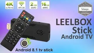 Leelbox TV Stick - Android TV Box - 2 ГБ RAM и 16 ГБ для хранения - Android 8 - распаковка