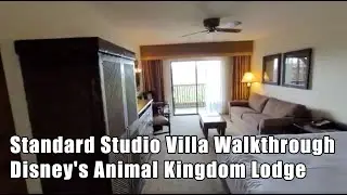 Standard Studio Villa Walkthrough at Disney's Animal Kingdom Lodge Jambo House - Room Walkthrough