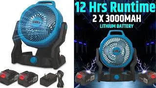 Unboxing Tomahawk&reg; Cordless Fan TCF0040-20V Lithium-Ion Battery Powered
