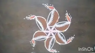 Karthigai deepam simple and elegant 5-3 dots kolam,, 🌟🌟