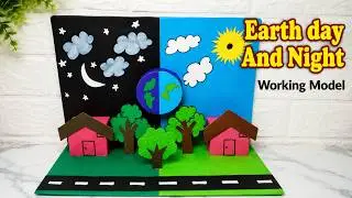 EASY Day and Night Working Model for School Project | DIY Science Exhibition | How to Make