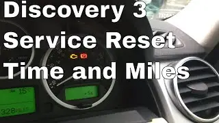 How to reset your service indicator on a Land Rover Discovery 3 LR3 Range Rover Sport Time Distance