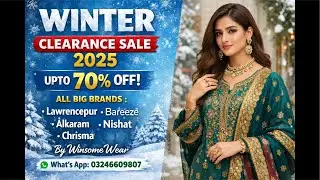 Clearance sale upto 70% off #bareeze #onlineshopping #fashionbrand #nishat #fragrant #alkaram