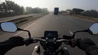 Crusing through the city and highway on my Honda CB650R | Pure Engine sound only |  India