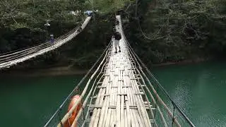 Philippines - Bohol - Sipatan Twin Hanging Bridge