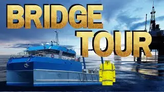 Navigational Bridge Tour of a working vessel | Sam's Contract Job | Sailing with the James's (Ep.61)