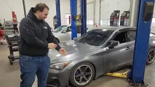 Oil change competition PREP (Hunters Infiniti Q50)