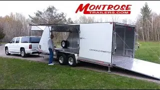 Montrose Trailers: &ldquo;Low Profile Power Tilt Enclosed Trailer&rdquo;