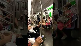 Never a Dull Moment on the Subway in New York #dance #NYC #trains #shorts #mta #newyorkminute
