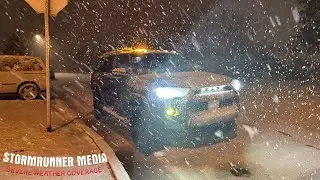 HEAVY SNOW in Prescott, AZ - December 12th Snowstorm