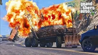 GTA 5 Truck Rampage 🚛😱NPC Cars Destroyed | Realistic Crashes & Epic Chaos#gta5