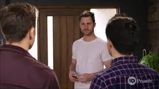 David, Aaron, Mark scene ep 7988