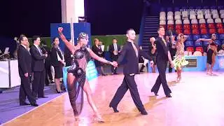 Vladislav Nikishin - Polina Golubeva RUS, Samba, Grand Prix Dynamo 2019