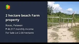 2 hectare beach Farm property