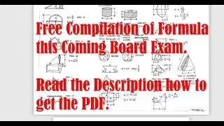 Free PDF of Compilation of Formula this Coming Board Exam | Engineeringproblems