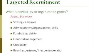 Charting a Course for Successful Selection, Support & Retention of Effective Board Members