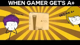 When Gamer's Get's A+|ft.jrvr Gaming Jack Gamera|Stickman Animation|