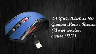Худшая беспроводная игровая мышь из всех?!?!? (Беспроводная игровая мышь 6D 2,4 ГГц)
