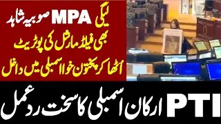 PMLN MPA Sobia Shahid Brings Field Marshal Portrait in KP Assembly | PTI Members Strong Reaction