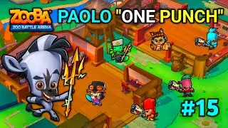 PAOLO IS A BEAST 🦓😱 ONE PUNCH 🥊 Zooba Battle Royale #zooba #gaming 