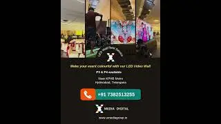 Xmedia LED VIDEO Wall | Rental Service | #eventrentals #bigscreenrental  #hyderabadevents