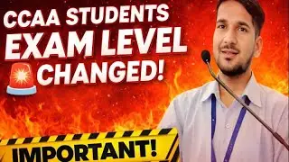 GROUP-D, CCAA EXAM UPDATE! EXAM LEVEL CHANGE ! CCAA  वालों के लिए IMPORTENT NEWS! #trending #groupd 