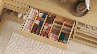 Lifewit 6-Pack Bamboo Drawer Dividers, 6