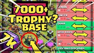oh Really 7000+Trophy? Base with Link | Th14 Legend League Base With Link | Th14 pushing Base Link