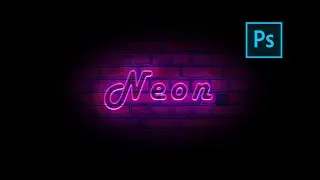 How to create a glowing NEON GLITCH | Animated GIF
