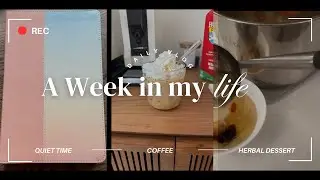 Silent Vlog | ASMR | Week in my Life | Copper Cow |  | Herbal Dessert Soup