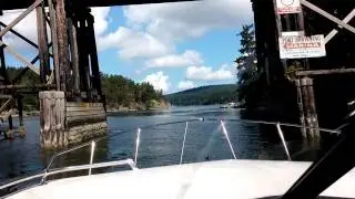 Cruising through Canal of North & South Pender Island, Gulf Islands