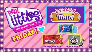 UNBOXING SHOPKINS REAL LITTLES SNACK TIME! REAL LITTLES FRIDAY BLIND BAG OPENING!