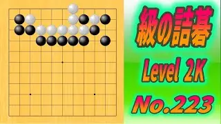223.🌸級の詰碁🌸(TsumeGo Level 2K) Black to play