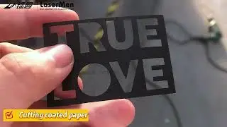 [LaserMen]LM-1390-2 co2 laser engraving cutting machine cutting Coated paper Corrugated paper