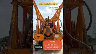 1000 Ft Drilling Capacity Rotary Borewell Machine with Mud Pump & Drill Pipes #rig #boring #drilling