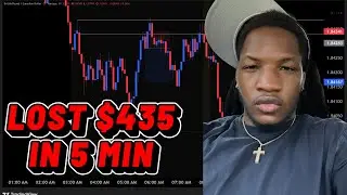 HOW I LOST $435 IN FIVE MINUTES TRADING LIQUIDITY SUPPLY AND DEMAND STRATEGY | FOREX