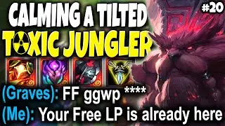 Calming a tilted toxic JUNGLER 🔥 5700+ Gold Stats FOR FREE 🔥 Immortal Series #20 - LoL Ornn Gameplay