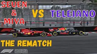 ⚔️ Verstappen vs Leclerc & Sainz in F1 game online - Red Bull vs Ferrari - Saudi Arabia GP (Jeddah)