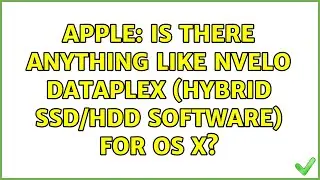 Apple: Is there anything like NVELO Dataplex (hybrid SSD/HDD software) for OS X? (2 Solutions!!)