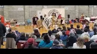 Seattle Tsmisiajn Alaska Native group eagle  Dance with masks LGG 20th anniversary
