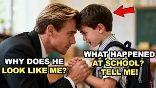 A MILLIONAIRE GOES TO SCHOOL TO PICK UP HIS SON — THEN FREEZES SEEING A BOY WHO LOOKS JUST LIKE HIM