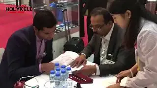 HOLYKELL at WETEX 2018 Dubai UAE, Pressure transducer Level transmitter Water level sensor maker