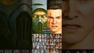 Sub-Zero Character Selection in Mk vs Dc Universe , Injustice 2 , Mk9  MkX , Mk11 Mk1  #mortalkombat