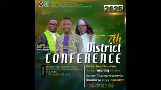 NAAP - NEW JERSEY DISTRICT YOUNG ADULT FELLOWSHIP(YAF) -- 7TH DISTRICT CONFERENCE - (12/13/25)
