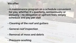 Roof Repair & Maintenance Services in WA